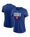 Nike Women's  Royal Texas Rangers 2023 World Series Authentic Collection T-shirt In Royal