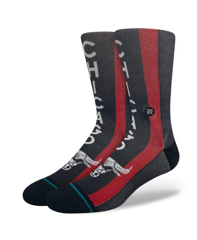 Stance Men's And Women's  Chicago Bulls 2023/24 City Edition Crew Socks In Black