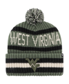 47 BRAND MEN'S '47 BRAND GREEN WEST VIRGINIA MOUNTAINEERS OHT MILITARY-INSPIRED APPRECIATION BERING CUFFED KN