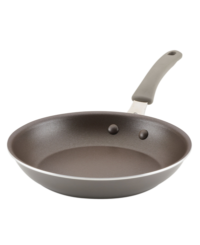 Rachael Ray Cook + Create Aluminum Nonstick Frying Pan, 10" In Grey