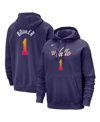 NIKE MEN'S NIKE DEVIN BOOKER PURPLE PHOENIX SUNS 2023/24 CITY EDITION NAME AND NUMBER PULLOVER HOODIE