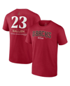 FANATICS MEN'S FANATICS ZAC GALLEN RED ARIZONA DIAMONDBACKS 2023 WORLD SERIES NAME AND NUMBER T-SHIRT