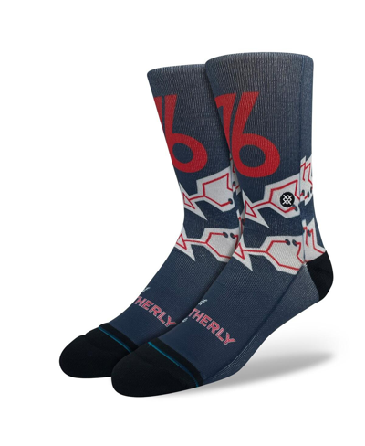 Stance Men's And Women's  Philadelphia 76ers 2023/24 City Edition Crew Socks In Navy