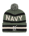 47 BRAND MEN'S '47 BRAND GREEN NAVY MIDSHIPMEN OHT MILITARY-INSPIRED APPRECIATION BERING CUFFED KNIT HAT WITH