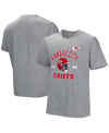 NFL PROPERTIES MEN'S GRAY KANSAS CITY CHIEFS TACKLE ADAPTIVE T-SHIRT