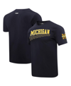 Pro Standard Men's  Navy Michigan Wolverines Classic T-shirt In Navy
