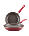 RACHAEL RAY COOK + CREATE ALUMINUM NONSTICK FRYING PAN SET, 2 PIECE