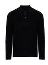Zanone Long-sleeve Fine-knit Polo Shirt
