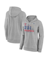 Fanatics Branded Heather Gray Texas Rangers 2023 World Series Champions Locker Room Plus Size Pullov In Heather Gray