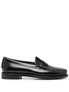 Sebago Black Pull-on Loafers In Black