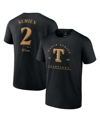 FANATICS MEN'S FANATICS MARCUS SEMIEN BLACK TEXAS RANGERS 2023 WORLD SERIES CHAMPIONS NAME AND NUMBER T-SHIRT