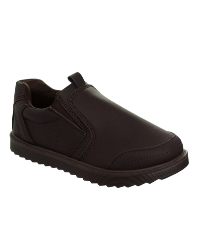 Beverly Hills Polo Club Kids' Little Boys Casual Slip On Shoes In Brown