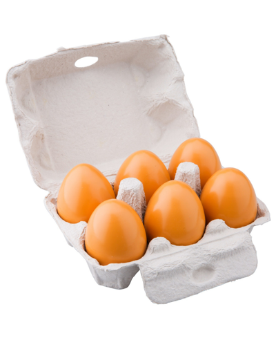 New Classic Toys Wooden Eggs 6 Pieces, Imagination Play In Multi