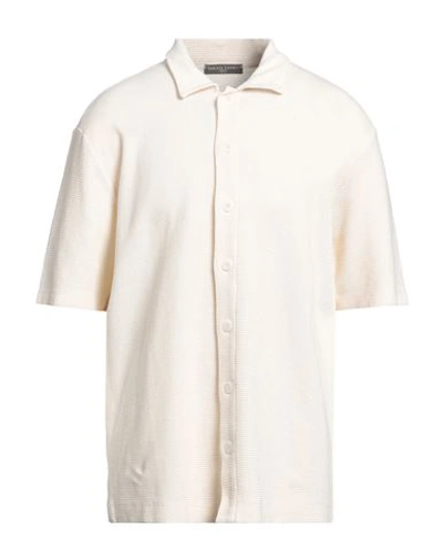 Daniele Fiesoli Man Shirt Ivory Size Xxl Cotton In White