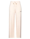 Hinnominate Woman Pants Light Pink Size M Viscose, Polyester, Polyamide