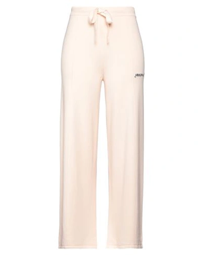 Hinnominate Woman Pants Light Pink Size S Viscose, Polyester, Polyamide