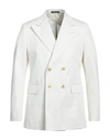 Dunhill Man Suit Jacket Ivory Size 42 Cotton In White