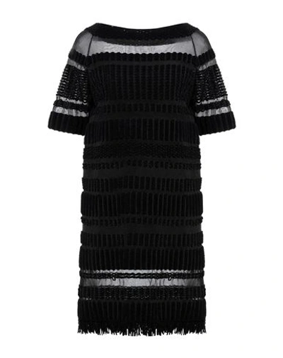 Liviana Conti Woman Mini Dress Black Size 6 Polyamide, Polyester, Elastane