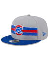 New Era Men's  Gray, Royal Chicago Cubs Band 9fifty Snapback Hat In Gray,royal