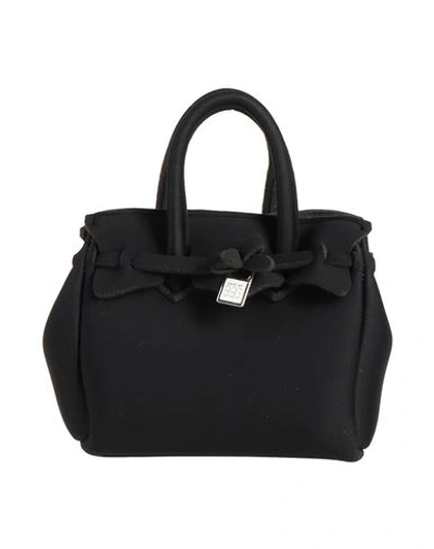 Save My Bag Woman Handbag Black Size - Peek (polyether - Ether - Ketone), Polyamide, Elastane