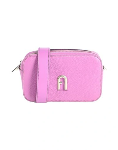 Furla Woman Cross-body Bag Light Purple Size - Calfskin