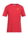 Double A By Wood Wood Man T-shirt Red Size Xxl Cotton In Red