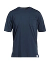 Daniele Fiesoli Man T-shirt Midnight Blue Size Xxl Cotton