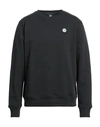 North Sails Man Sweatshirt Black Size Xxl Cotton