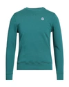 North Sails Man Sweatshirt Green Size M Cotton