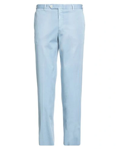 Rotasport Man Pants Sky Blue Size 42 Cotton, Elastane