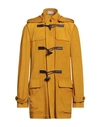 Drumohr Man Coat Mandarin Size 42 Alpaca Wool, Virgin Wool In Mandarin