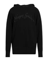 Massimo Sabbadin Man Sweatshirt Black Size M Cotton In Black