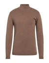 Wool & Co Man Sweater Dove Grey Size Xxl Wool, Polyamide In Beige