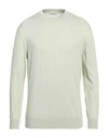 Filippo De Laurentiis Man Sweater Light Green Size 42 Cotton In Green
