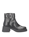 Vagabond Shoemakers Woman Ankle Boots Black Size 8 Soft Leather In Black