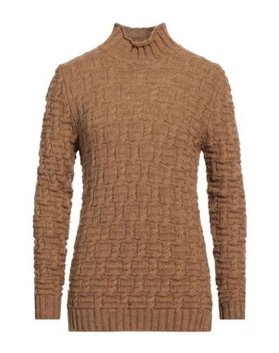 Bellwood Man Turtleneck Camel Size 42 Acrylic, Alpaca Wool, Wool, Viscose In Beige