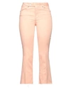 Liu •jo Woman Pants Salmon Pink Size 28w-28l Cotton, Polyester, Elastane