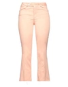 Liu •jo Woman Pants Salmon Pink Size 27w-28l Cotton, Polyester, Elastane