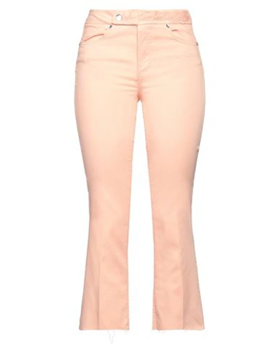 Liu •jo Woman Pants Salmon Pink Size 28w-28l Cotton, Polyester, Elastane