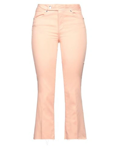 Liu •jo Woman Pants Salmon Pink Size 27w-28l Cotton, Polyester, Elastane