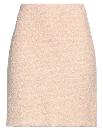Amina Rubinacci Woman Mini Skirt Pink Size 8 Cotton, Viscose, Tencel, Nylon, Synthetic Fibers