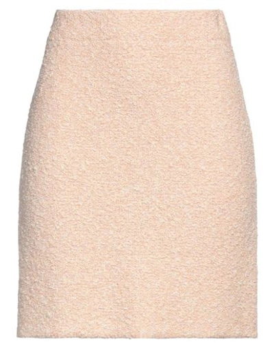 Amina Rubinacci Woman Mini Skirt Pink Size 6 Cotton, Viscose, Tencel, Nylon, Synthetic Fibers