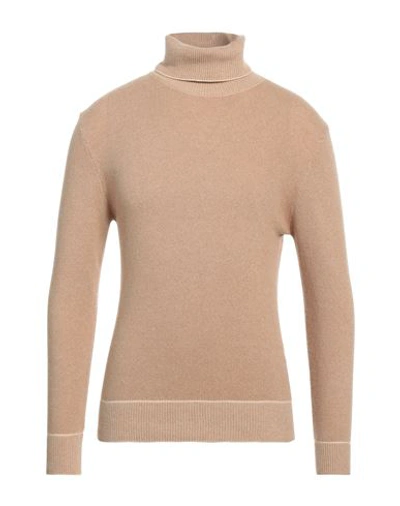 Bellwood Man Turtleneck Beige Size 46 Wool, Viscose, Cashmere, Polyamide