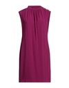 Moschino Woman Mini Dress Mauve Size 12 Silk, Acetate In Purple