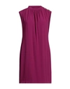 Moschino Woman Mini Dress Mauve Size 4 Silk, Acetate In Purple