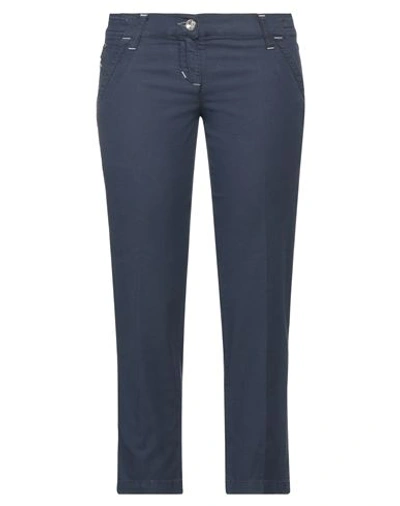 Jacob Cohёn Woman Pants Midnight Blue Size 29 Cotton, Elastane