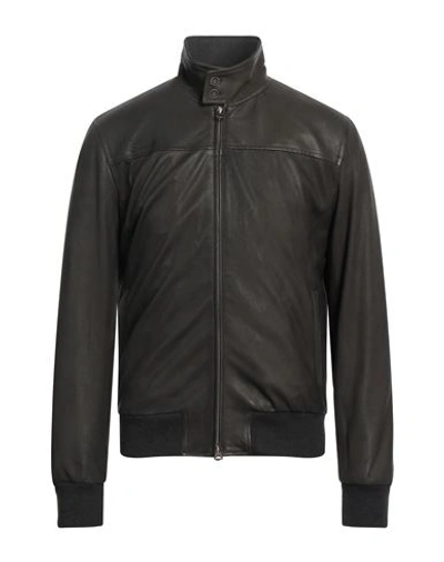 Stewart Man Jacket Steel Grey Size Xxl Soft Leather