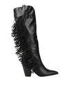 Primadonna Woman Knee Boots Black Size 10 Textile Fibers In Black