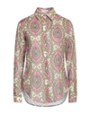 Camicettasnob Woman Shirt Magenta Size 14 Cotton In Magenta