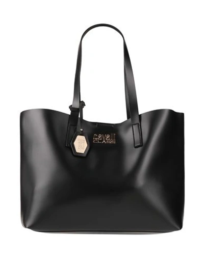 Cavalli Class Woman Handbag Black Size - Pvc - Polyvinyl Chloride
